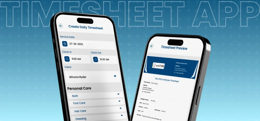 Portfolio Timesheet App Impact3