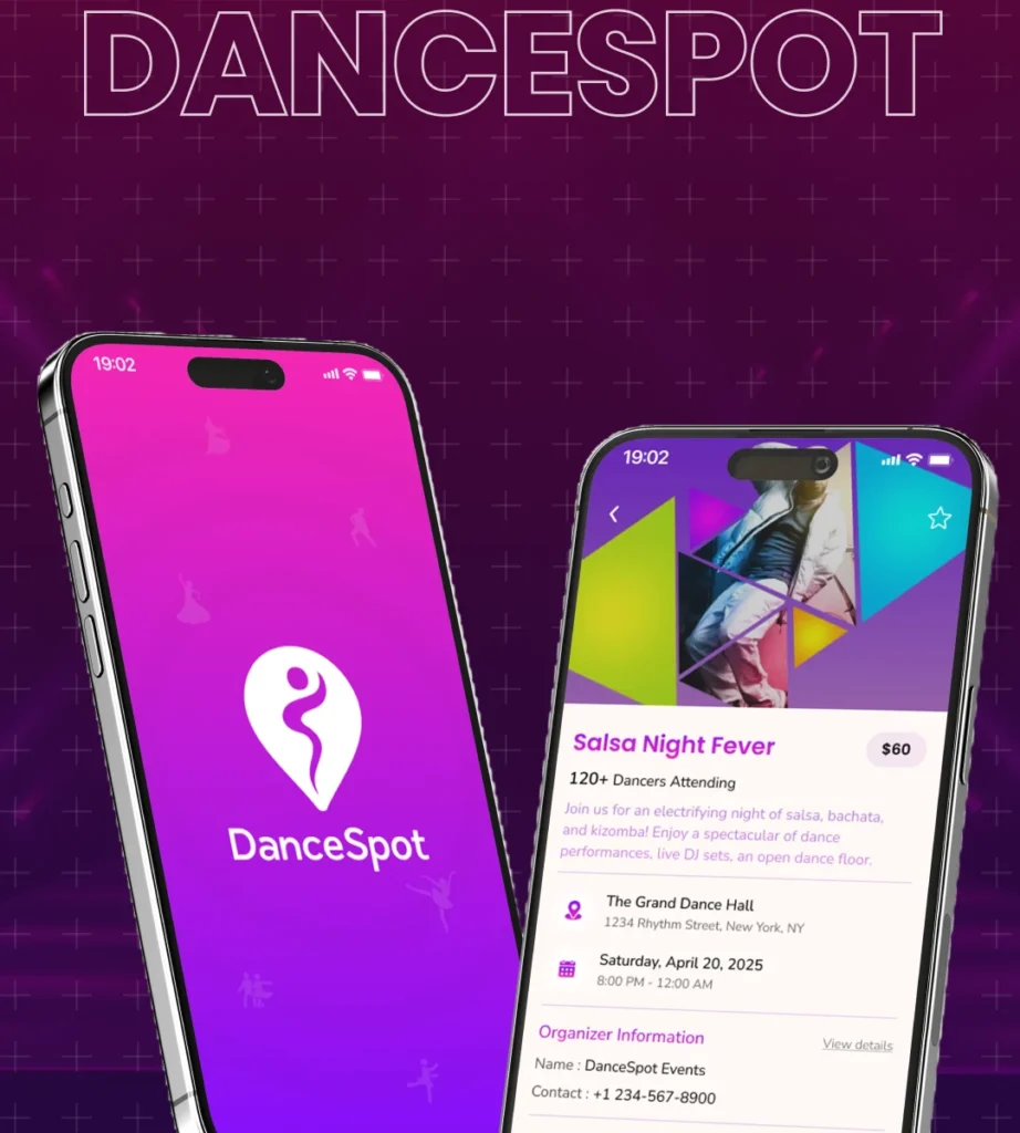 Dancespot – Mobile Application & Web Portal Development