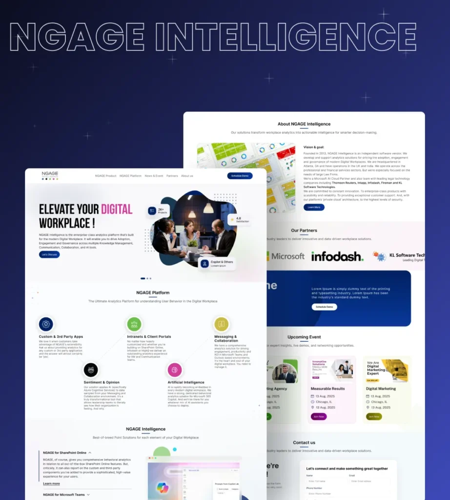 Ngage Intelligence – WordPress Website