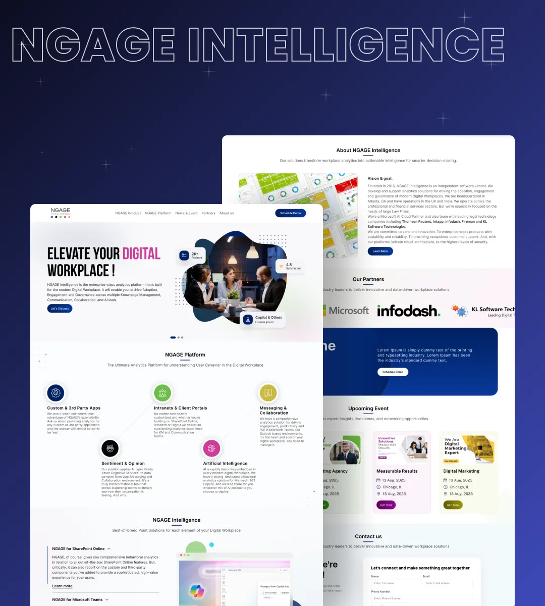 Ngage Intelligence – WordPress Website