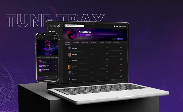 Tunetrax – UI/UX Design for Music