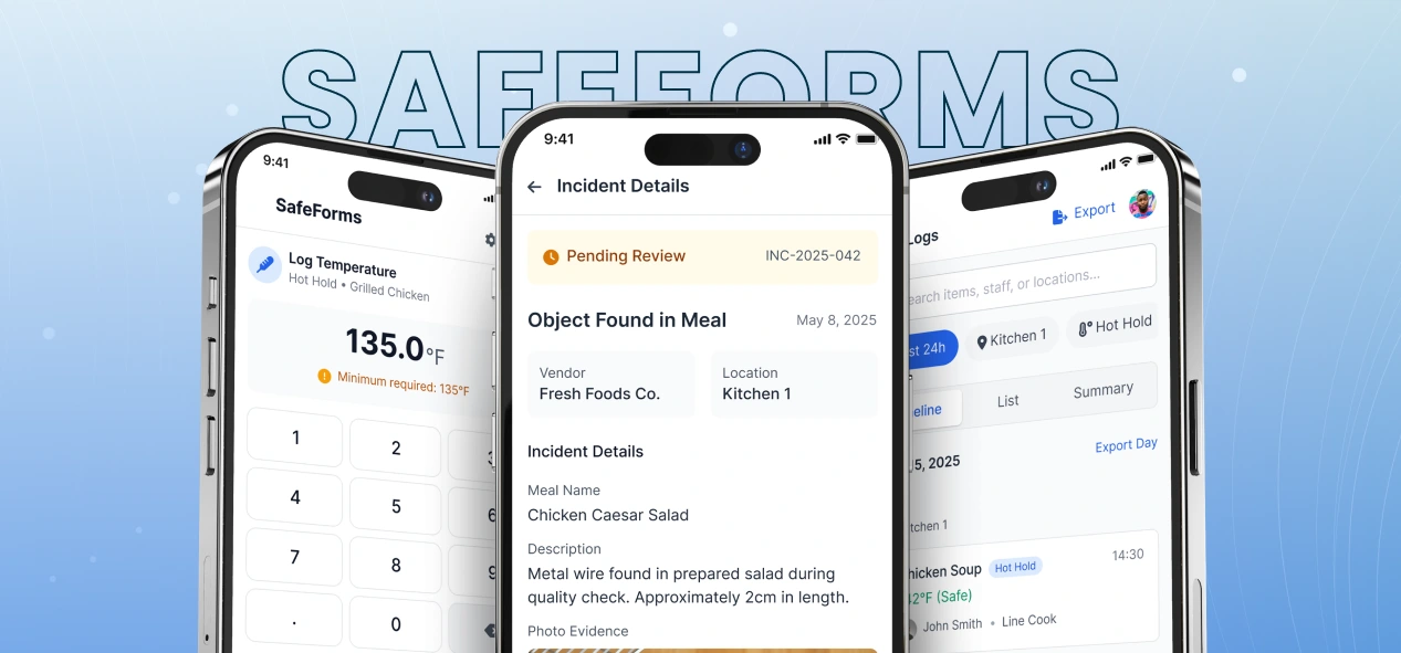 SafeForms Kitchen Workflow Management